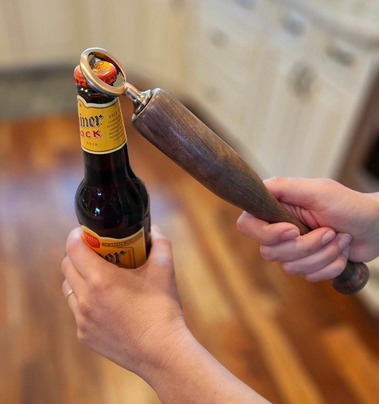 Baseball Bat Bottle Opener